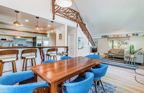 Kapoho House | Modern Zuki House: Oceanfront Retreat with Hot Tub