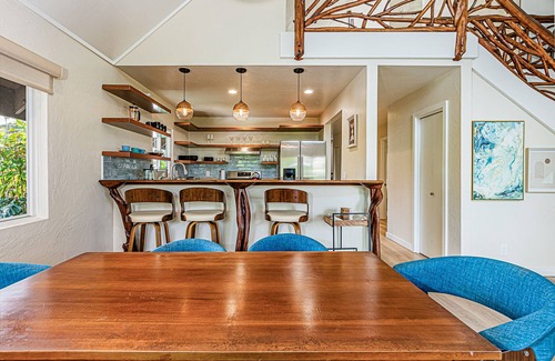 Kapoho House | Modern Zuki House: Oceanfront Retreat with Hot Tub