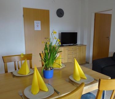 Haseluenne Apartment | Pet-Friendly Retreat at Zur Eiche with Cozy Fireplace