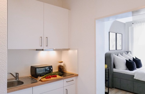 Wismar Apartment | Two Apartments, One Experience: Space for 6 at Wismar Harbor