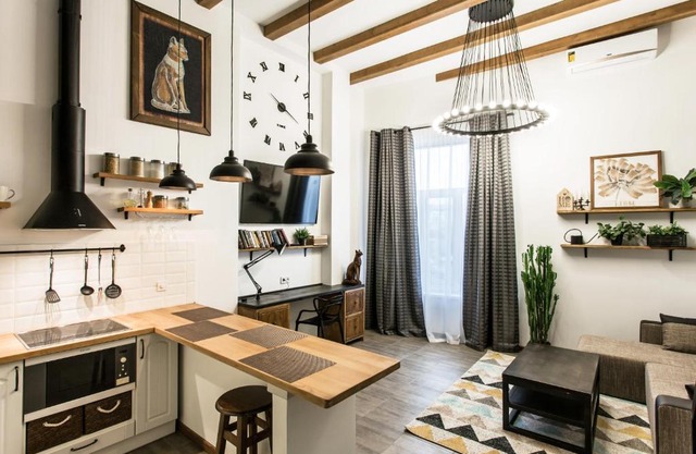 Три дворівневі квартири для 12 гостей