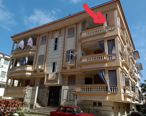 شقة مفروشة للايجار فى راس البر سادس مطل من البحر