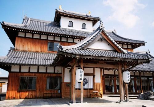 鈴籠城 全室貸切 各部屋ダブルベッド2台