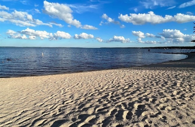 0.4 mile walk away from the Sebago Town Beach.