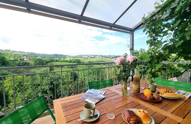1-Bedroom Apartment with Terrace, Parking, and WiFi in St-Genest-Lerpt