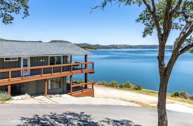 1. Main House- 2 units in 1 (on private peninsula with dock)