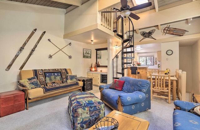 1 Mi to Beach: Incline Village Condo w/Rafts!