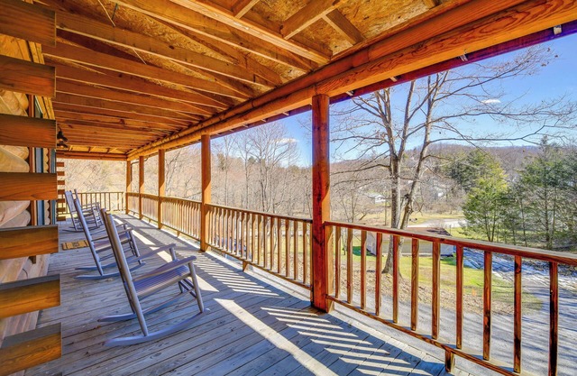< 1 Mi to Spearhead ATV Trails: Cabin w/Deck!