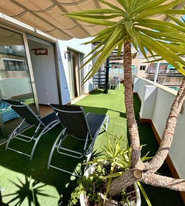 2 big terraces penthouse city center