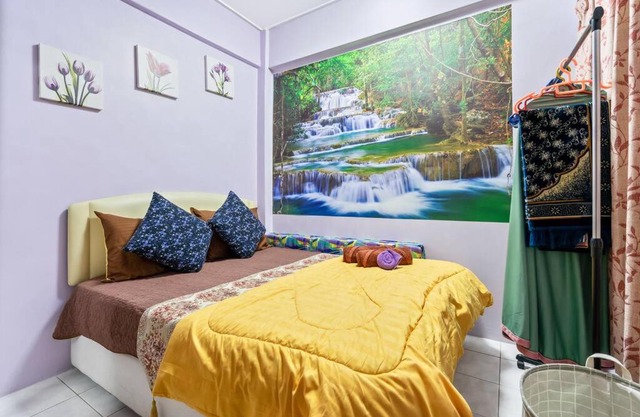 2 scenic air cond bedrooms, 1 room ceiling fan, near Bandar Rawang