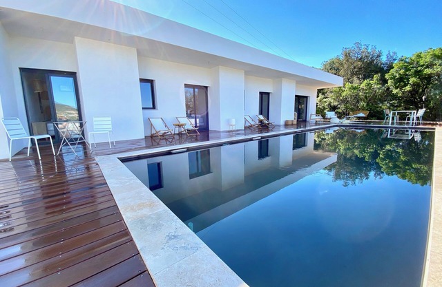 3-bedroom villa with swimming pool and panoramic sea view over the Gulf of Sagone.