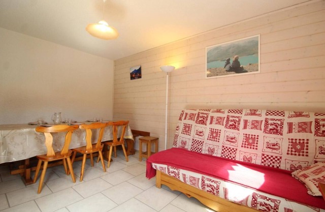 300m from resort center, Ground floor, balcony, ski locker, 43m², Val Cenis