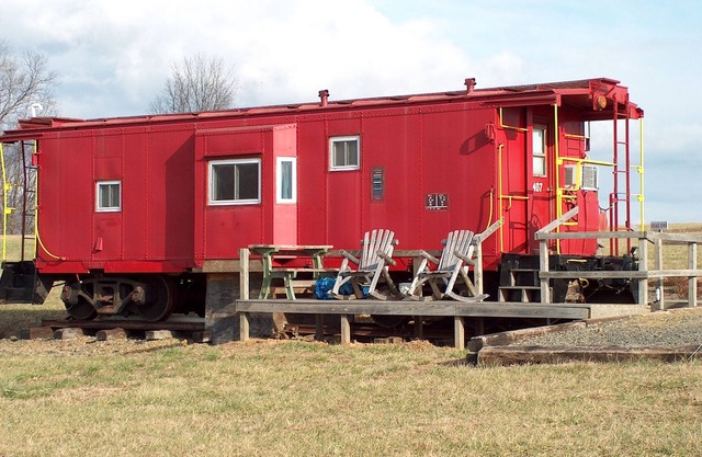 #407 - Authentic Railroad Cabooses And Depot Just Off The Blue Ridge Parkway