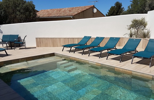 5 minutes from the beaches , Villa with Pool, Boulodrome, Pinball and Babyfoot