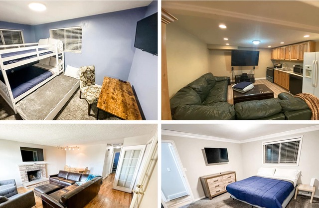 5BR Home, 2 Kitchens - Close to Lagoon & SLC