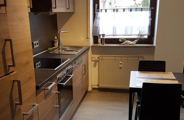 80sqm feel-good apartment with balcony in Neustadt, near Weiden with a new kitchen