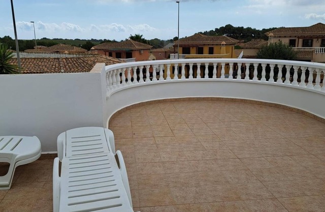 A small family home with pool