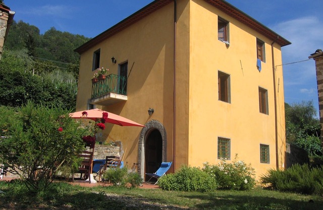 A stunning property with beautiful views across the valley towards Lucca