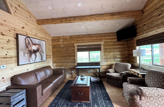 Absaroka Cabin in Paradise Valley nearYellowstone River…just completed
