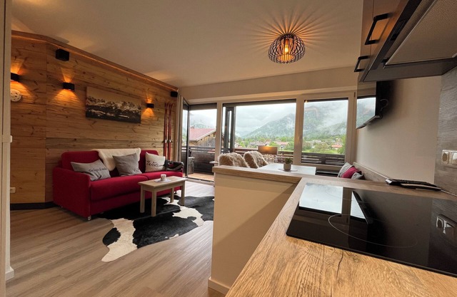 AchenKastl for 1-3 persons 40 sqm, living room/kitchen, bedroom, south-facing
