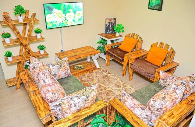 Adorable Rustic-Style 1 Bedroom Space with WiFi in Charming Ruiru