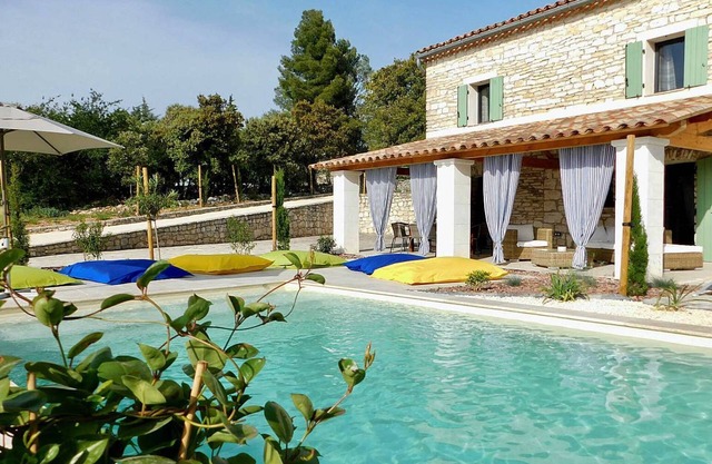 Air-conditioned farmhouse, private pool, in Orgnac-l'Aven, Ardèche, pets allowed (1).