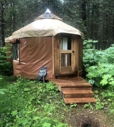 Alaskan Glamping Yurt in Seward for an Eco-Adventure