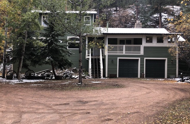 Amazing house and hot tub on the river.