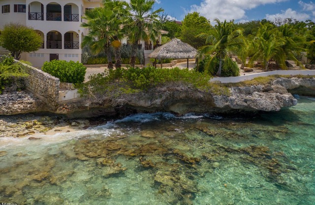 An amazing oceanfront villa with very large swimming pool!