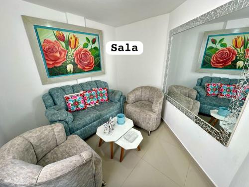 APARTAMENTO 4 PERSONAS - AIRE ACONDI - Excelente Ubicación