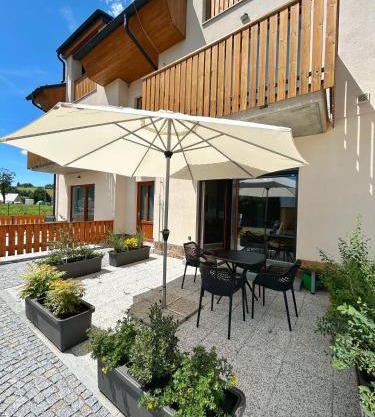 Apartmán se slunnou teráskou v Kašperkách