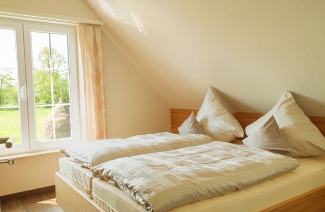 Apartment 1 living room/kitchenette, bedroom, shower/WC, breakfast room. - Schrebenza Apartments