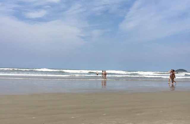 Apartment foot in the sand with sea view