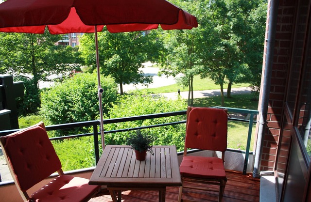 Apartment "Funkenhagen" in Travemünde with WLAN, balcony, parking space, pool, sauna