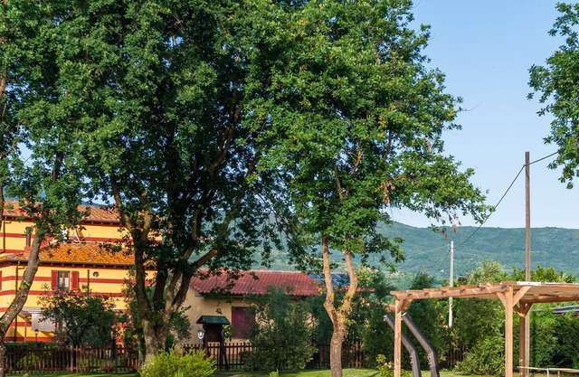 Apartment in country house in olive grove with fenced pool and soccer field