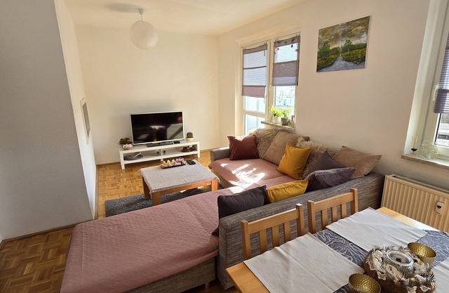 Apartment 'Strandapartment In Breitungen' with Mountain View, Balcony and Wi-Fi