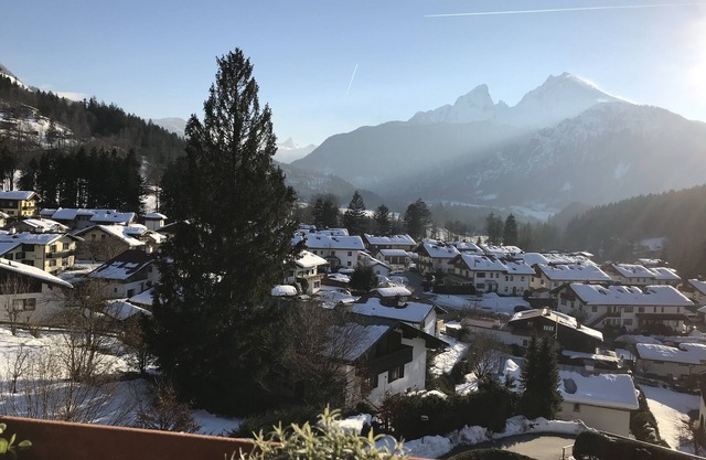 Apartment with a direct view of the Watzmann