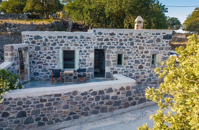 Apostrophe Traditional Residence in Nisyros with arcurated interior. Privacy & Authenticity