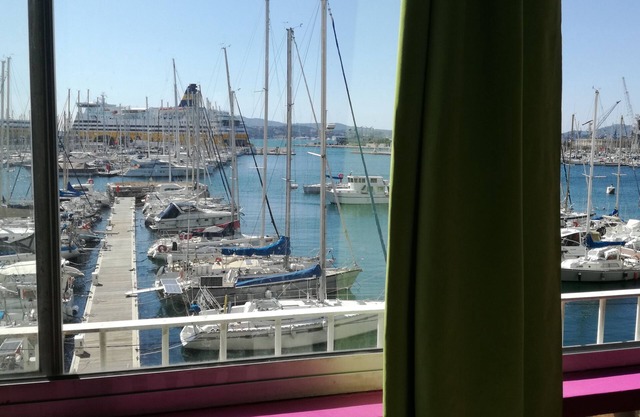 Apparently clear view of the sea