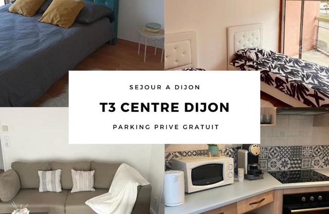 Appartement 2 chambres avec parking privé gratuit