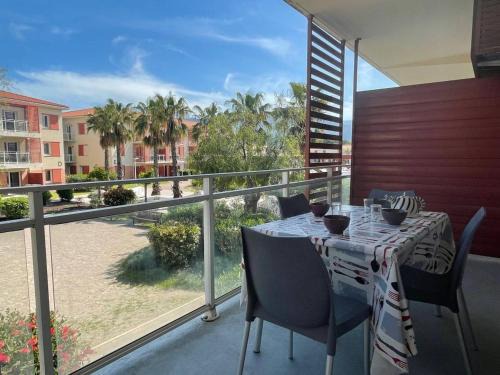 Appartement 2P/Cabine à Argelès-sur-Mer – Piscine chauffée, parking privé, clim, terrasse, proche mer - FR-1-225-738