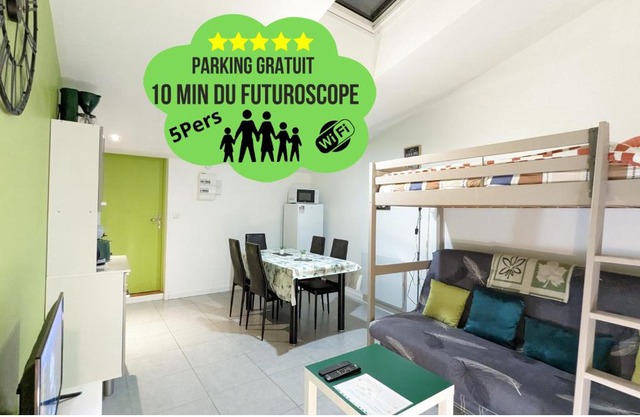 Appartement entier meublé à Beaumont proche Futuroscope et Poitiers Technopole