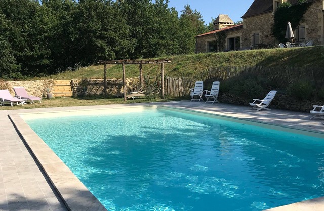 At the heart of Black Périgord, character property with stunning views, pool
