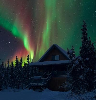 Aurora Ridge Cabin Stunning Views & Aurora Skies
