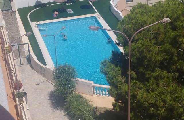 BEACHFRONT, FREE GARAGE, SWIMMING POOL, LARGE TERRACE AND WIFI 500MB