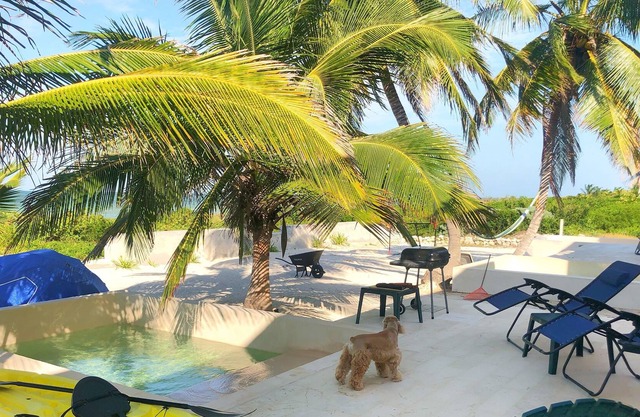 BEACHFRONT House with pool in San Bruno, Progreso YUCATAN