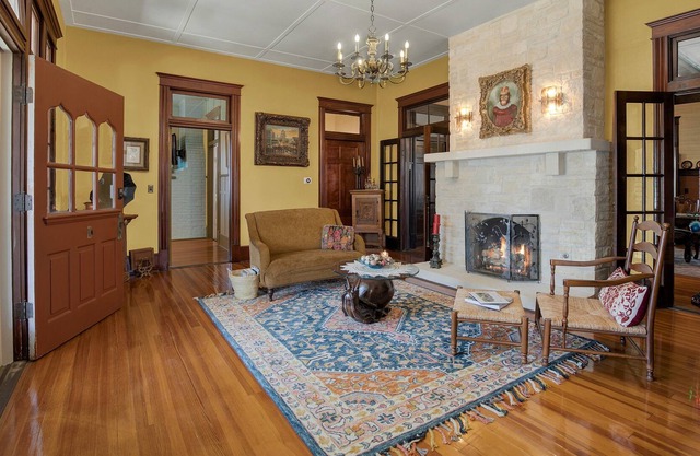 Beautiful and Unique Home with Fireplace and Pool!