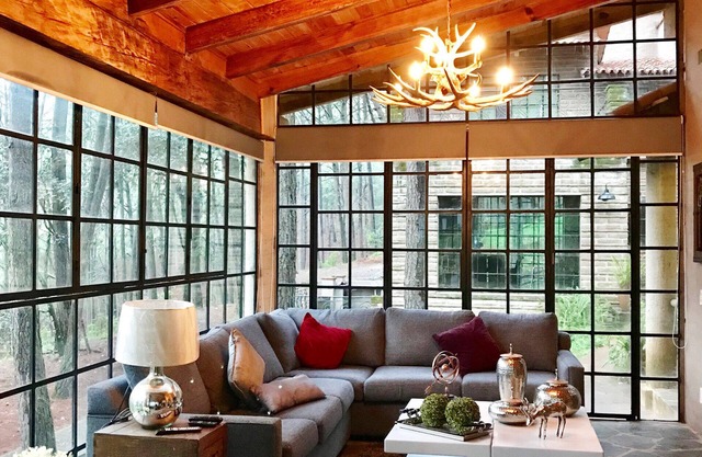 BEAUTIFUL CABIN IN THE FOREST OF MAZAMITLA MAGIC TOWN.