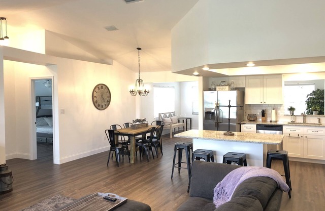 Beautiful completely remodeled home across the street from Lake June!