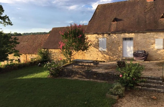 Beautiful Perigordian Falconry with private pool set among mature trees and lawn
